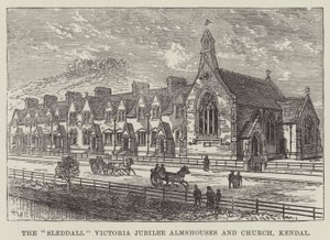The Sleddall Victoria Jubilee Almshouses and Church, Kendal by Frank Watkins